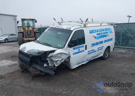 2007 Chevrolet Express Work Van z USA, uszkodzony, nr VIN 1GCFG15X971163915